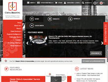 Tablet Screenshot of china-briefing.com